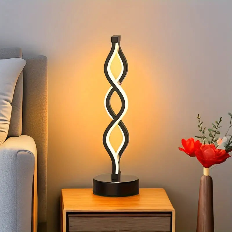 Kreativ & Elegant Spiral Bordlampe | SpiralGlow