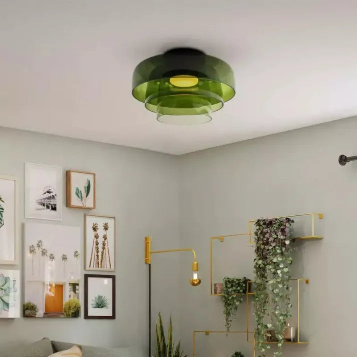 GlasElegance – Medieval ceiling lamp with a modern twist