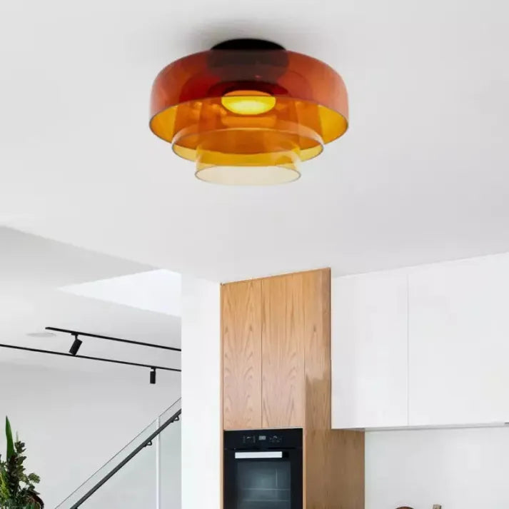 GlasElegance – Medieval ceiling lamp with a modern twist