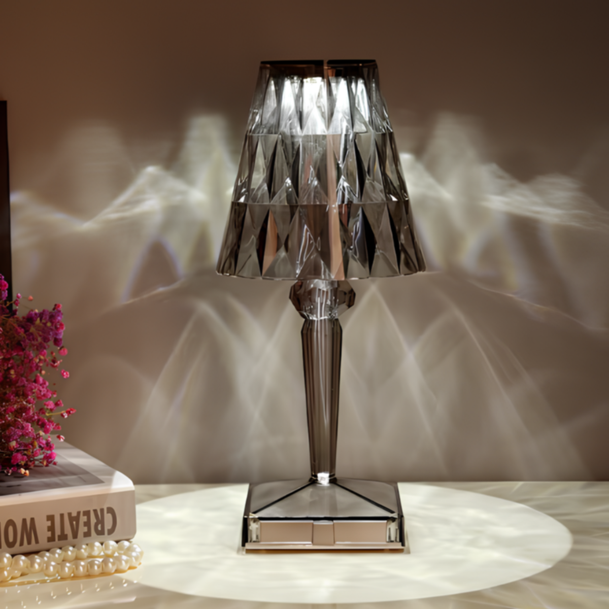 Sparkling Crystal Table Lamp – Elegant and Modern | CrystalLuxe