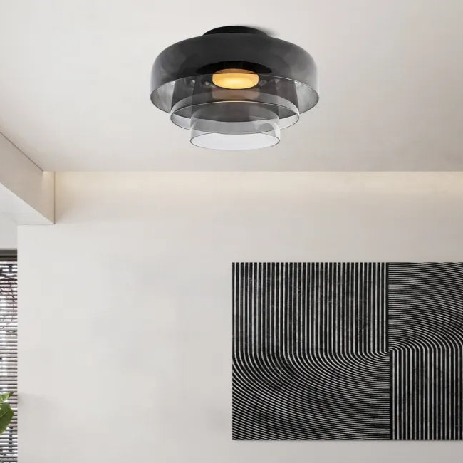 GlasElegance – Medieval ceiling lamp with a modern twist