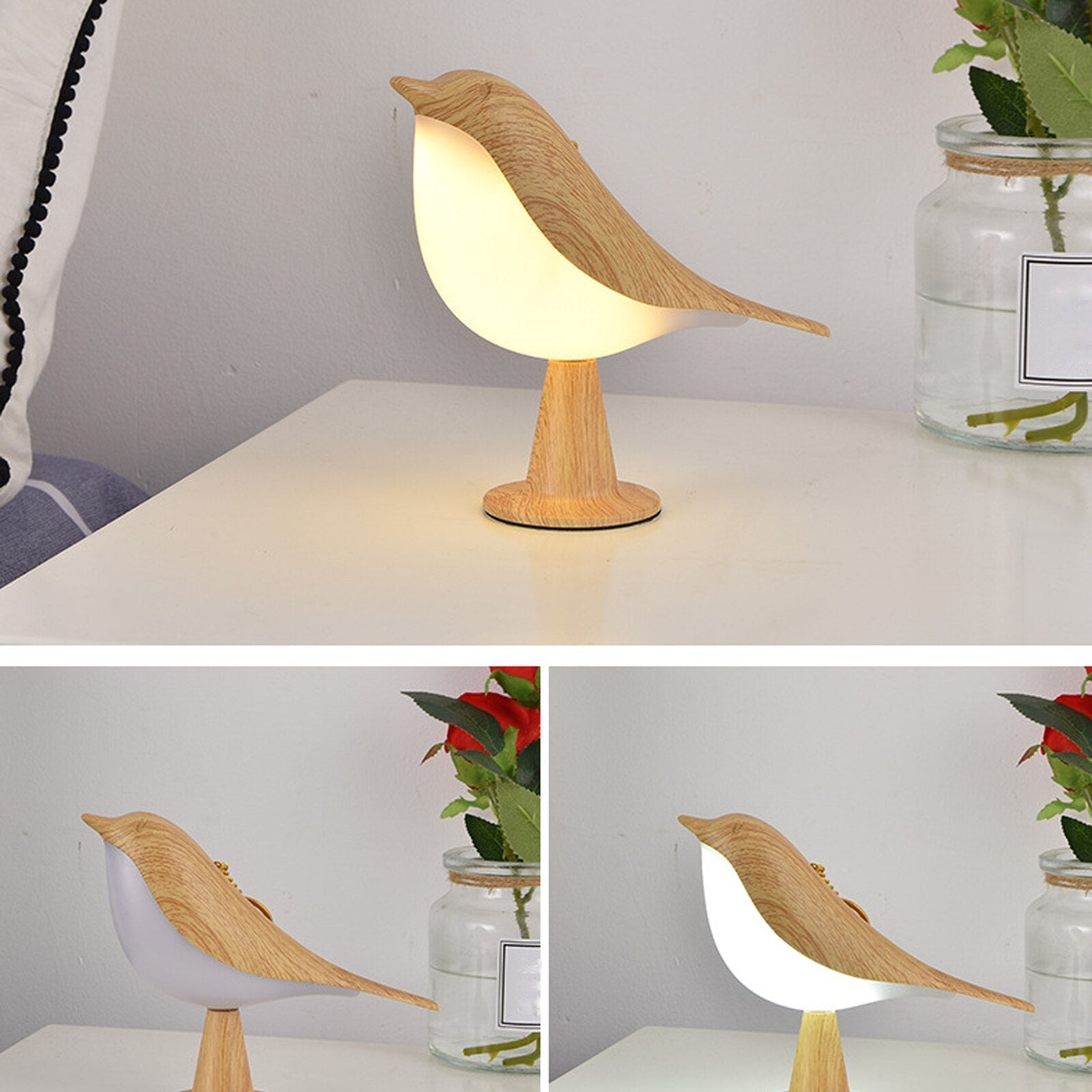 Naturlig Bordlampe | CozyGlow