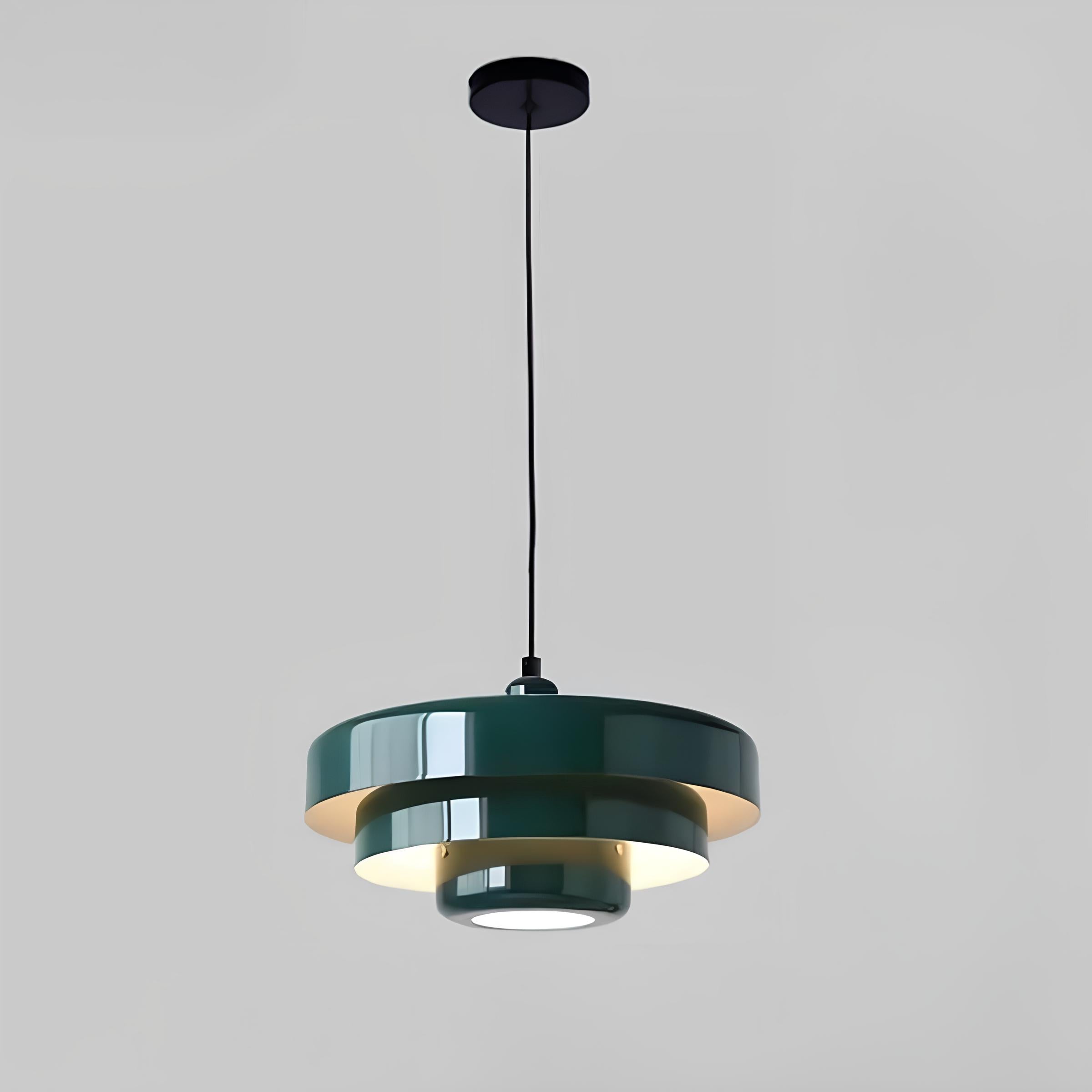 Ultra-Flad Glas Loftlampe | PrismicCircle