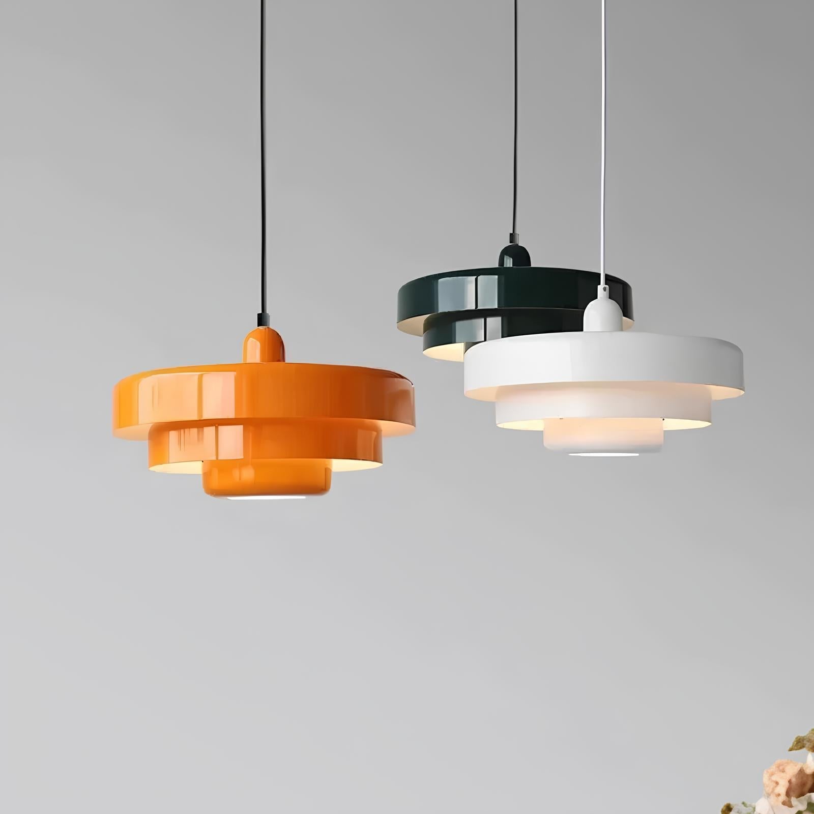 Ultra-Flad Glas Loftlampe | PrismicCircle