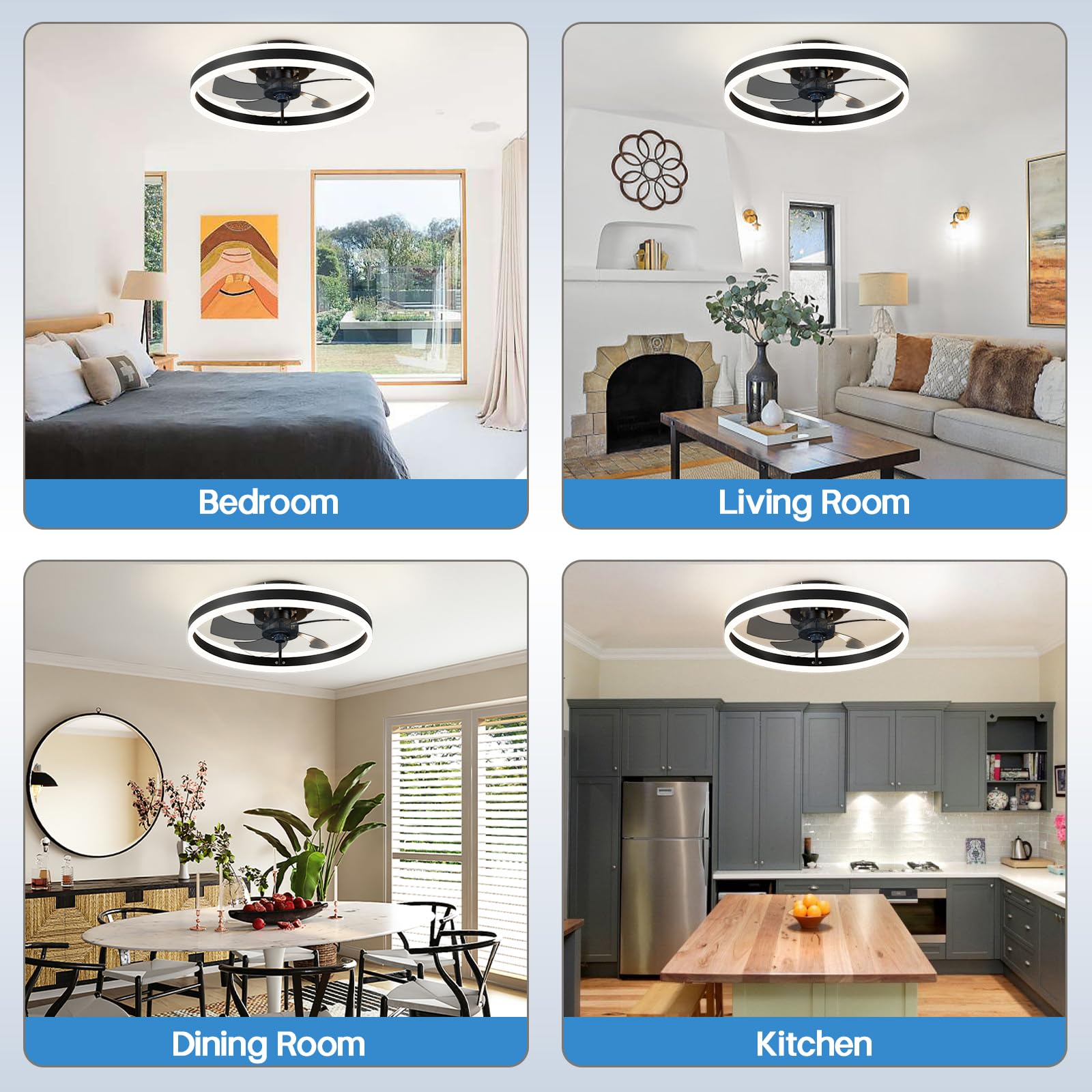 Modern Fan Ceiling Lamp | AeroLight