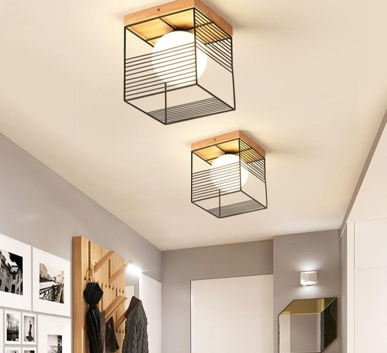 Moderne Firkantet Loftlampe | SquareLuxe