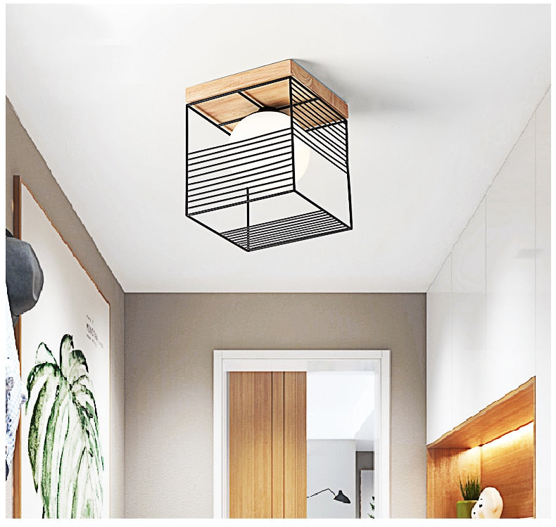 Moderne Firkantet Loftlampe | SquareLuxe