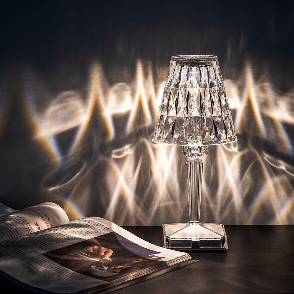 Sparkling Crystal Table Lamp – Elegant and Modern | CrystalLuxe