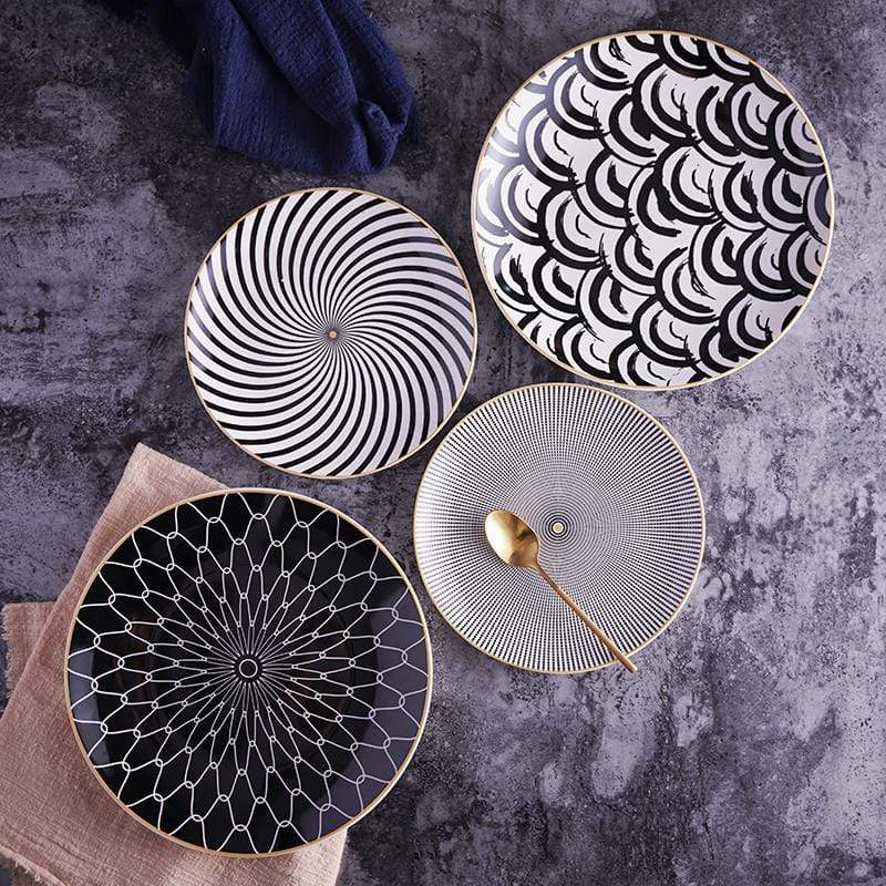 Euclid Plate Collection – Elegant and Timeless Design | GildedPlates