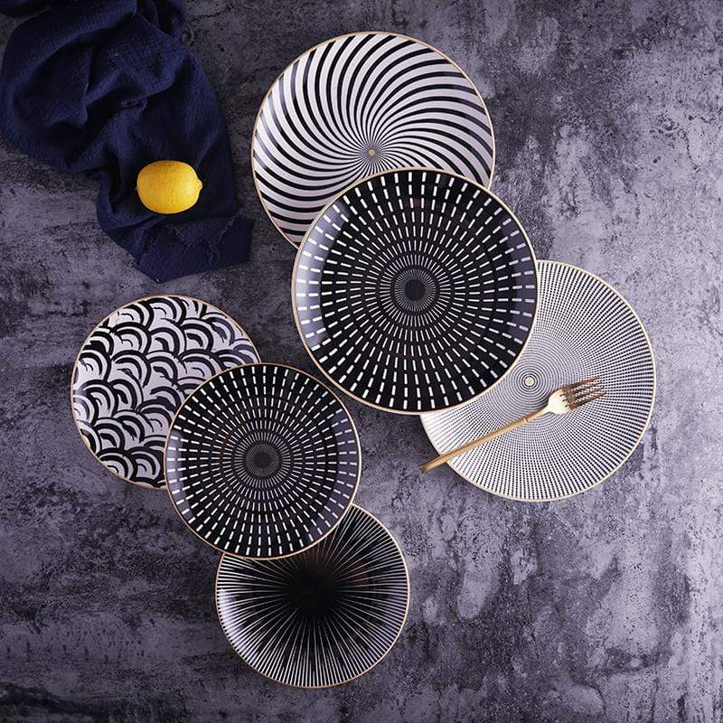 Euclid Plate Collection – Elegant and Timeless Design | GildedPlates