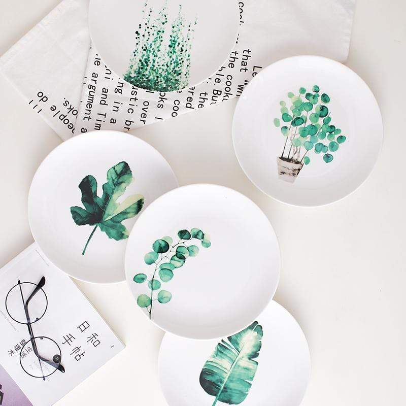 Plantae Plate Collection - Exclusive Set of 6 | PorcelainPlantae