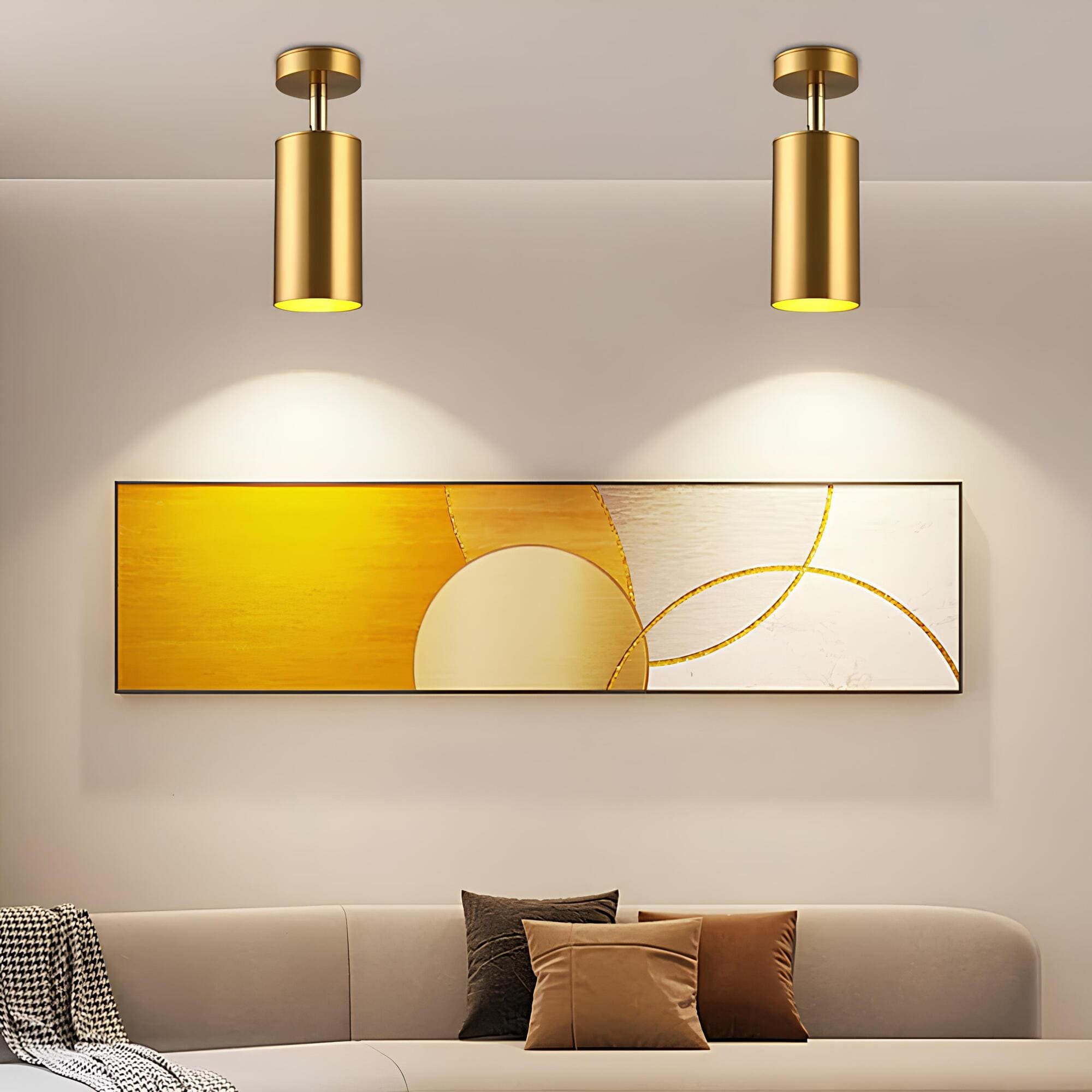 Sophisticated Hanging Ceiling Lamp | GoldenGlow