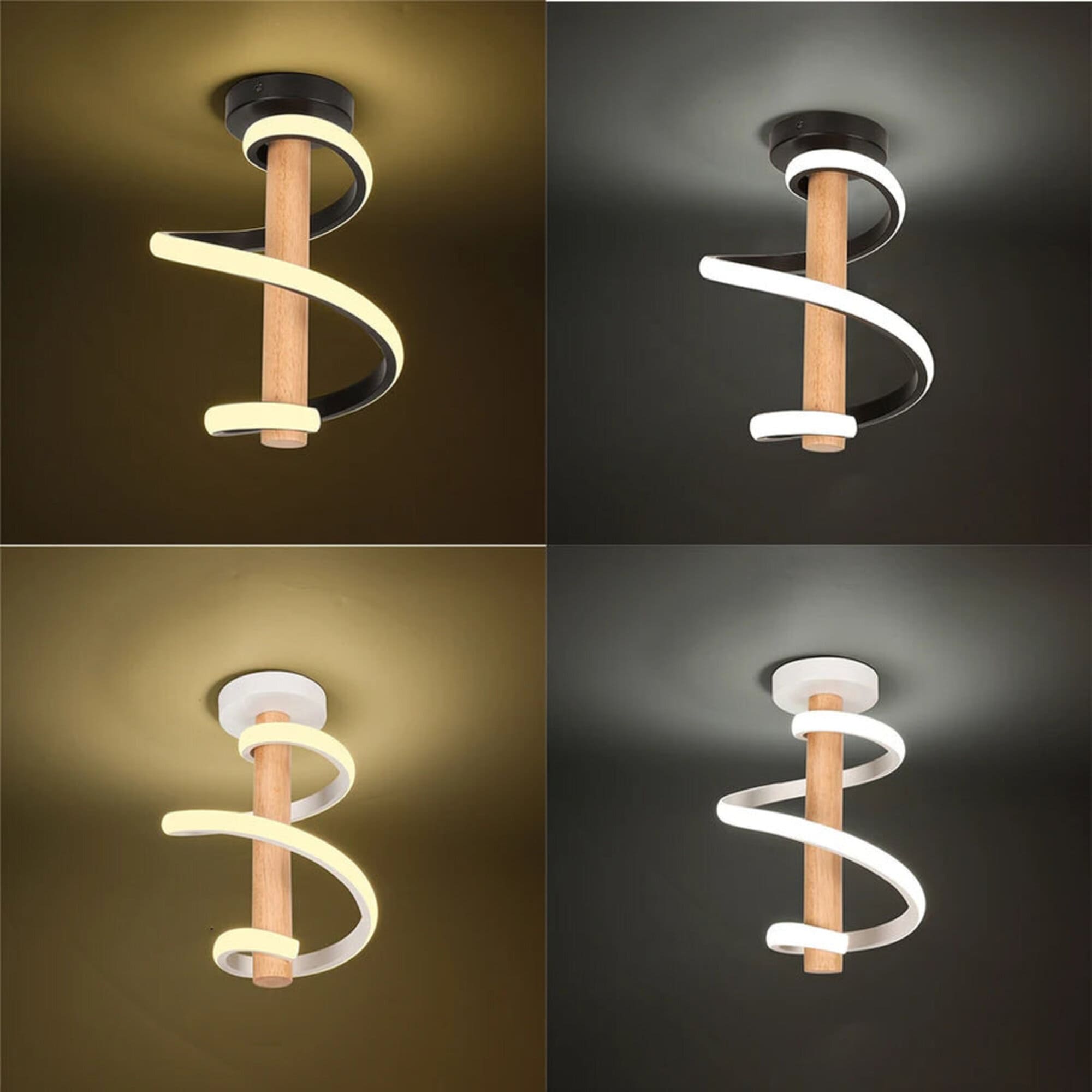 Stylish Spiral Ceiling Lamp | SpiralLuxe