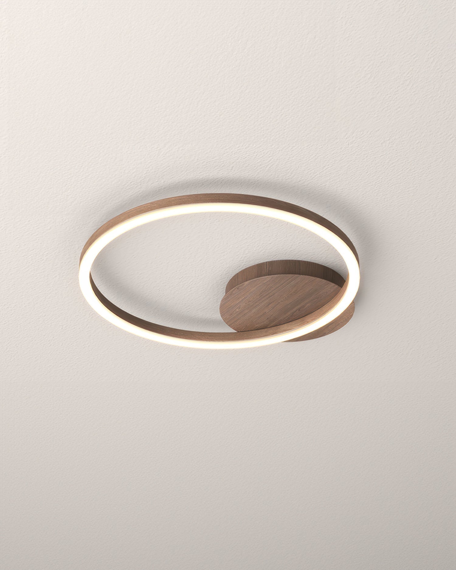 Moderne LED Ringlampe | HaloWood