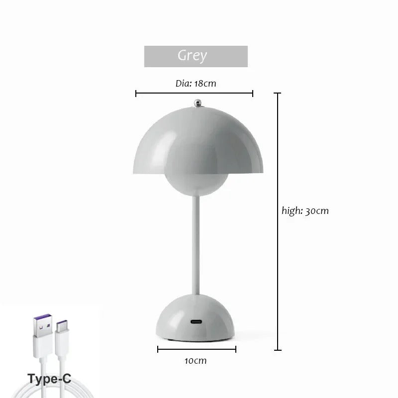 Retro Wireless Table Lamp - Dimmable and Stylish | RetroTouch