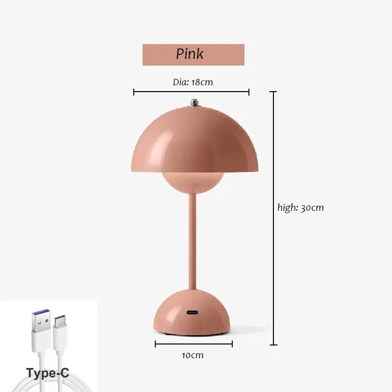 Retro Wireless Table Lamp - Dimmable and Stylish | RetroTouch