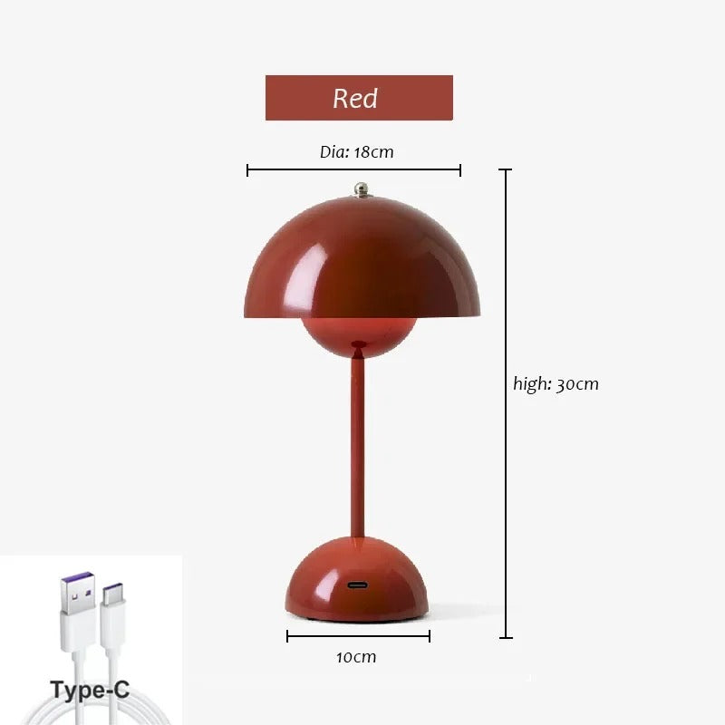 Retro Wireless Table Lamp - Dimmable and Stylish | RetroTouch