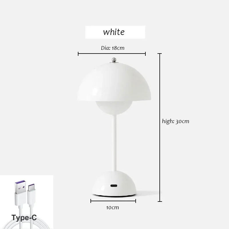 Retro Wireless Table Lamp - Dimmable and Stylish | RetroTouch