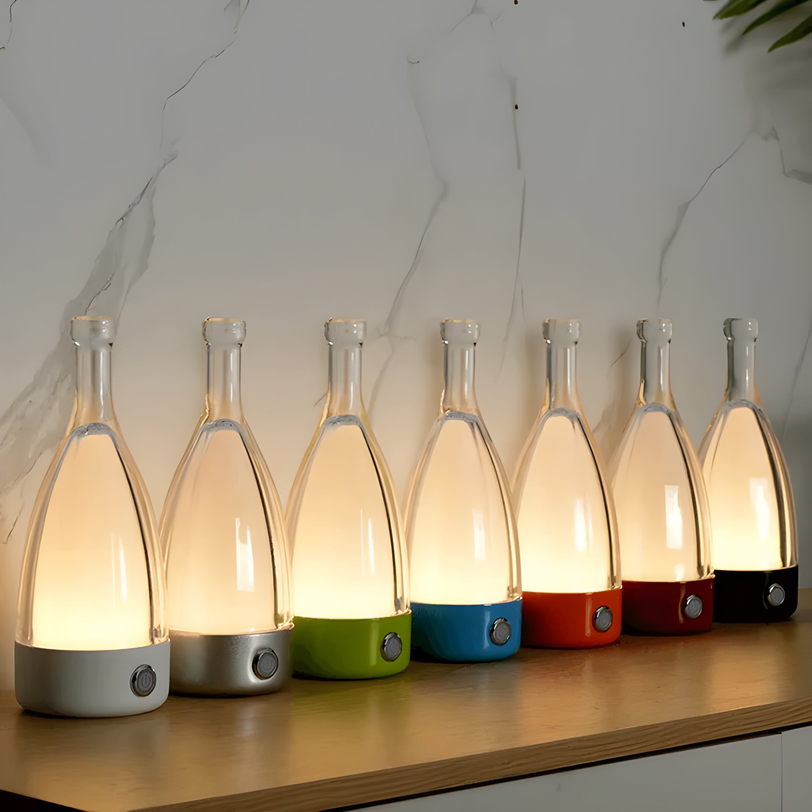 Opladelig Vinflaske Natlampe | VinoGlow