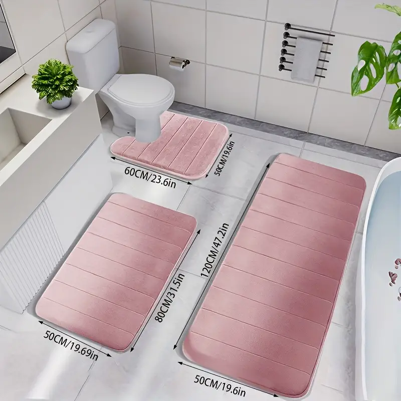 Soft & Non-Slip Bathroom Mat Set | LuxeMat