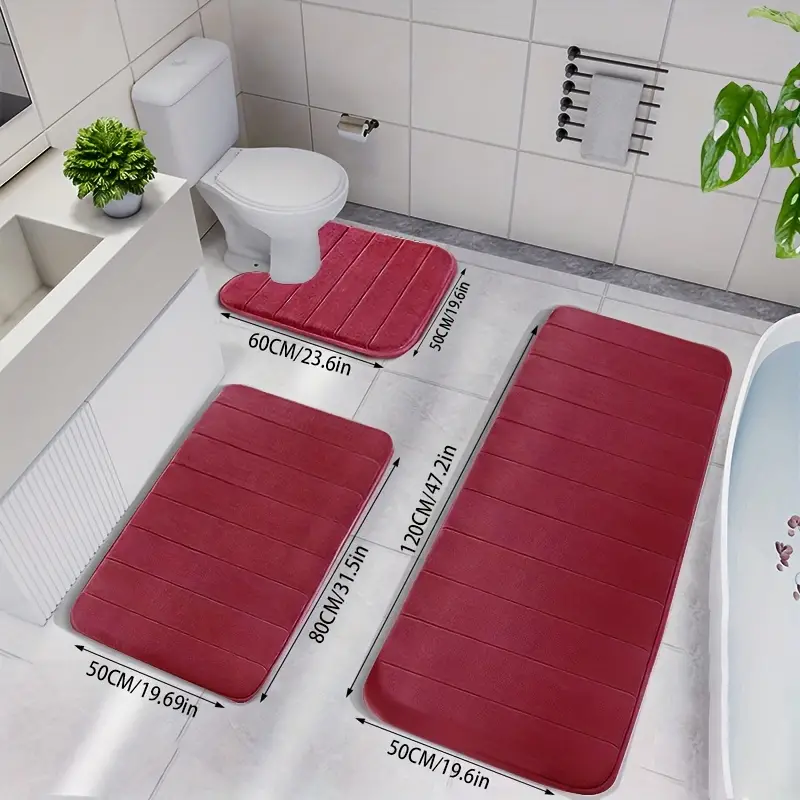 Soft & Non-Slip Bathroom Mat Set | LuxeMat