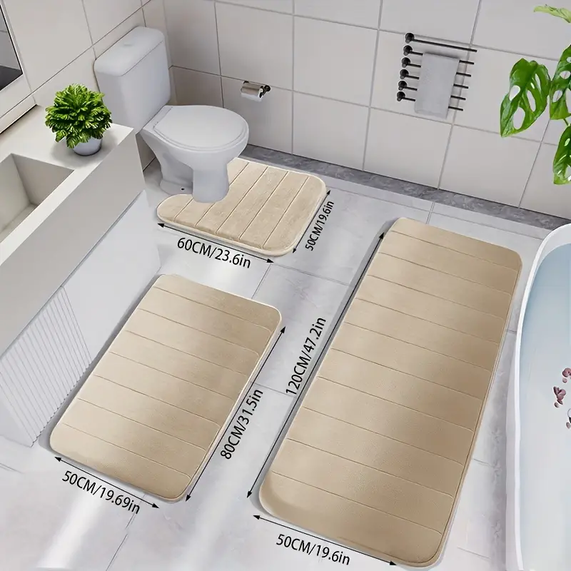 Soft & Non-Slip Bathroom Mat Set | LuxeMat